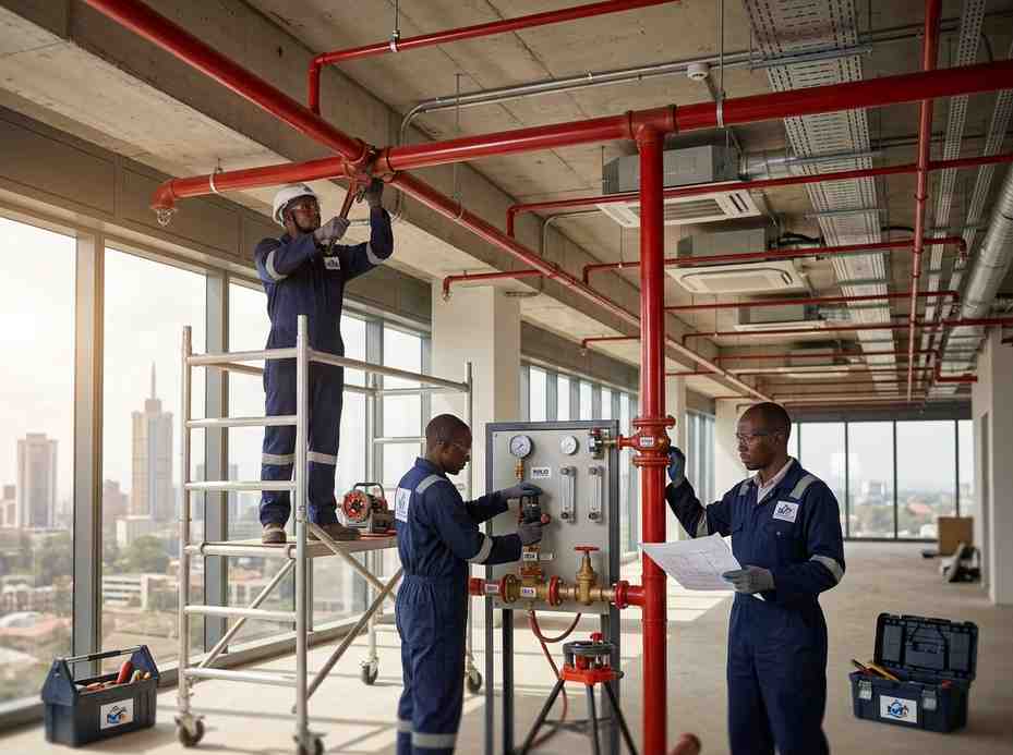 Fire Sprinkler System in Industrial Area, Nairobi — MILO Plumbing Solutions